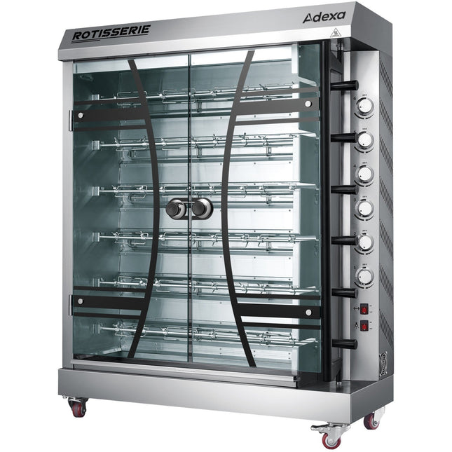 Commercial Electric Chicken Rotisserie Oven 6 Rods 12k W 1170x480x1490mm | Ktq6 E