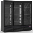 Commercial Display Freezer With Triple Glass Door 1450 Litres Black |  Kxd1880 Black