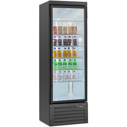 Commercial Display Refrigerator With Glass Door 600 Litres Black |  Kxg750