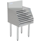 Commercial Liquor Bottle Display Rack With Backsplash Stainless Steel 760x460x760mm |  Ldr1830