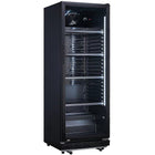 Commercial Drink Cooler Upright 326 Litres Fan Assisted Cooling Hinged Glass Door Black | Lg360 Xpblack