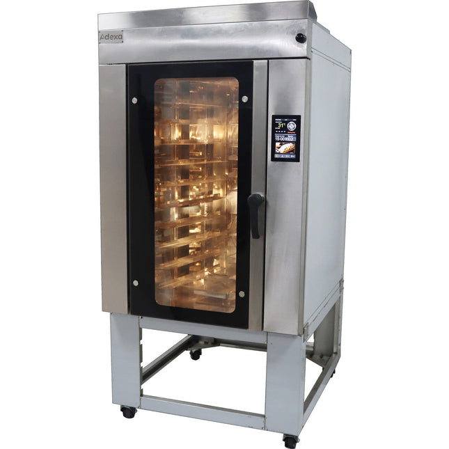 Commercial Rotary Convection Oven With Steam 10 Trays &Amp; Touch Panel 380 V 920x1230x1280mm | Lm10 Dx
