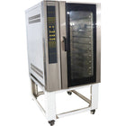 Commercial Electric Convection Oven With Steam 10 Trays &Amp; Mechanical Panel 380 V 870x1200x1520mm | Lmr10 Di