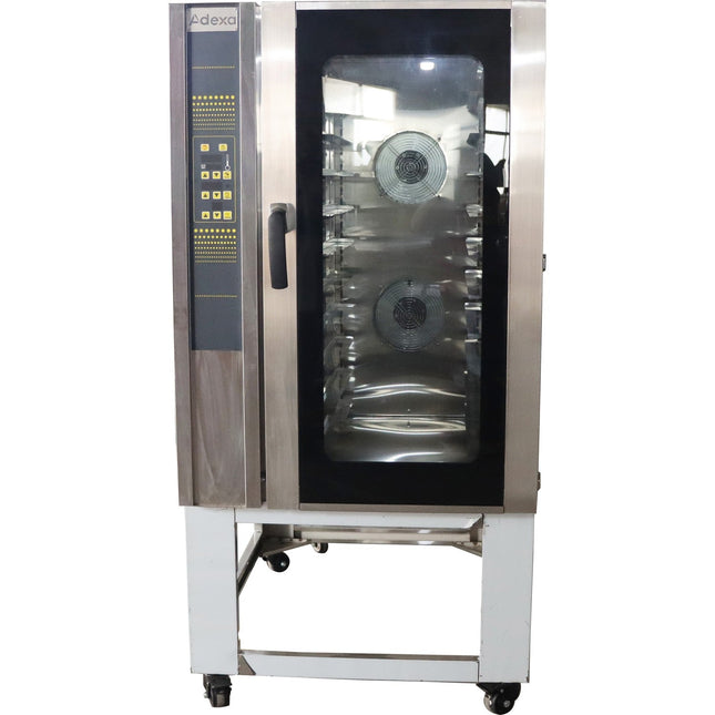 Commercial Electric Convection Oven With Steam 10 Trays &Amp; Mechanical Panel 380 V 870x1200x1520mm | Lmr10 Di
