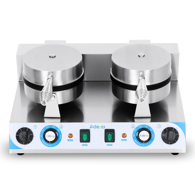 Commercial Premium Waffle Maker Double Round |  Marwf2