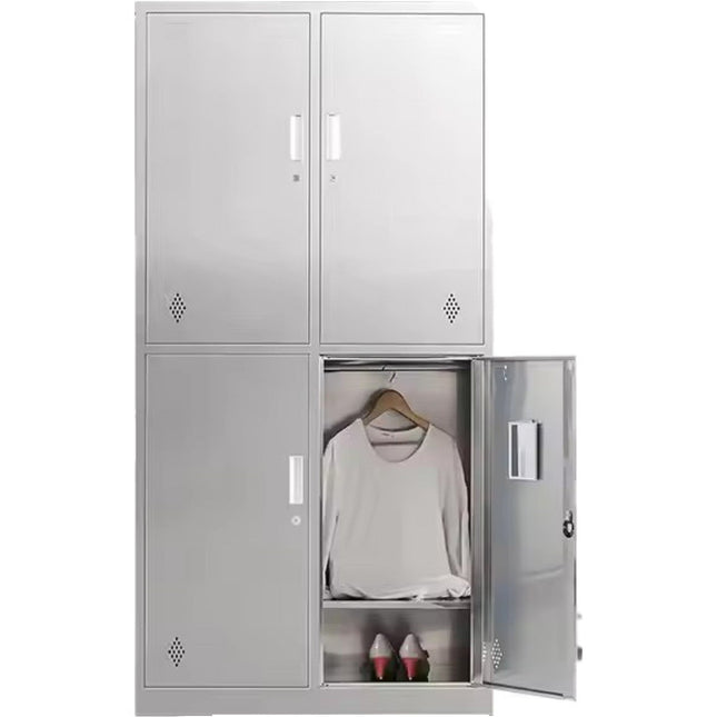 Commercial Stainless Steel Locker 4 Doors 900x420x1800mm |  Mb18090 Ss4 Dl