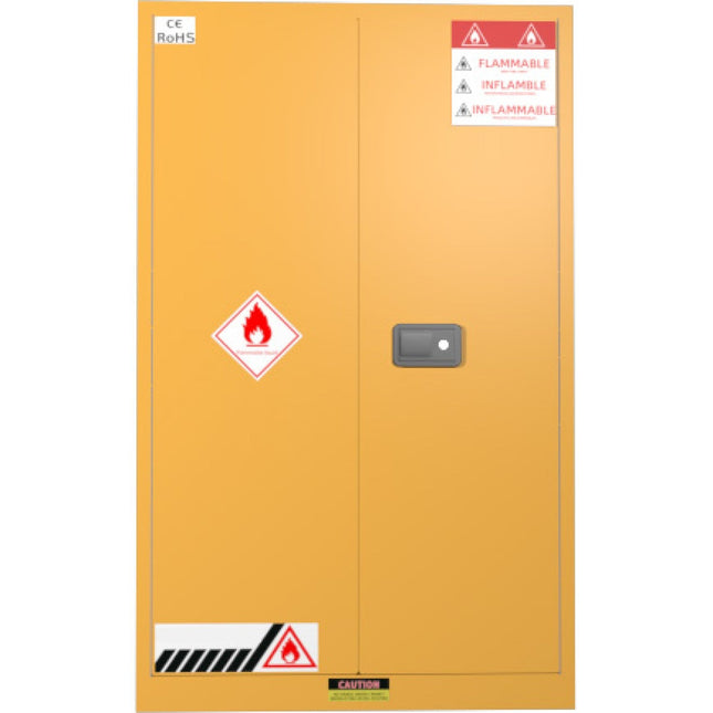 45 Gallon / 200 Lt Flammable Safety Coshh Cabinet 1090x460x1650mm |  Mb45 Gsc