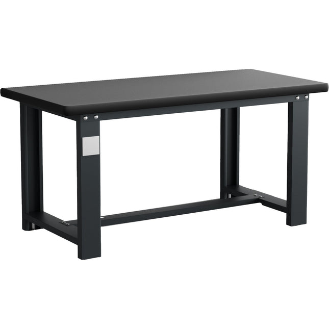 Commercial Heavy Duty Work Table 2100x750x800mm Black |  Mb80210 Hdt