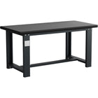 Commercial Heavy Duty Work Table 2100x750x800mm Black |  Mb80210 Hdt