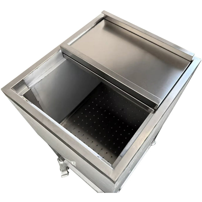 Mobile Ice Station 50 L Stainless Steel 480x420x850mm Flat Pack | Miba50 L