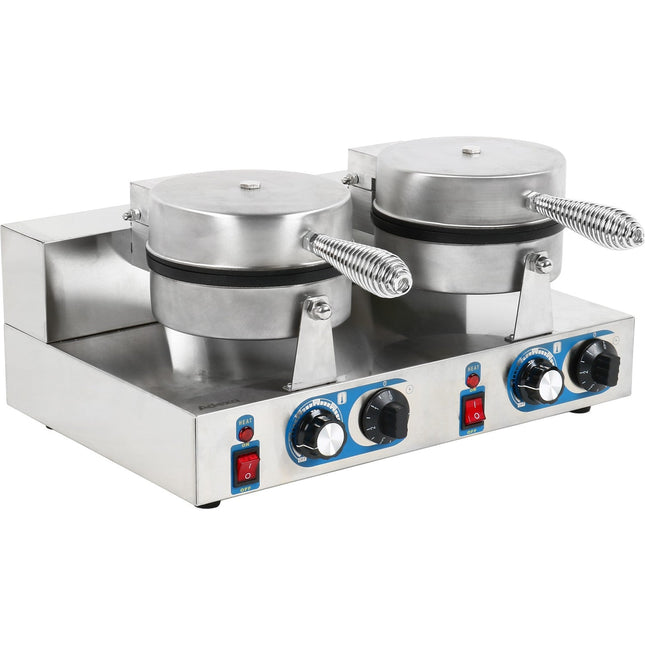 Commercial Waffle Maker Double Round |  Mlp02