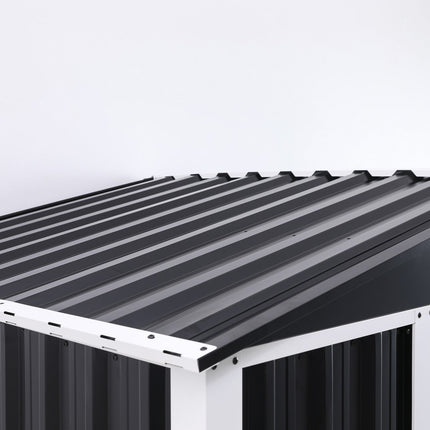 Metal Shed With Sliding Door &Amp; Zinc Frame Width 1950mm Depth 1230mm |  Msa01