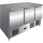 Refrigerated Prep Counter Marble Top 3 Doors |  Mts93