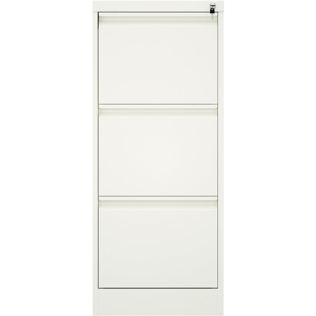 Professional Filing Cabinet 3 Drawer 460x620x1025mm White |  Mxdc2 White
