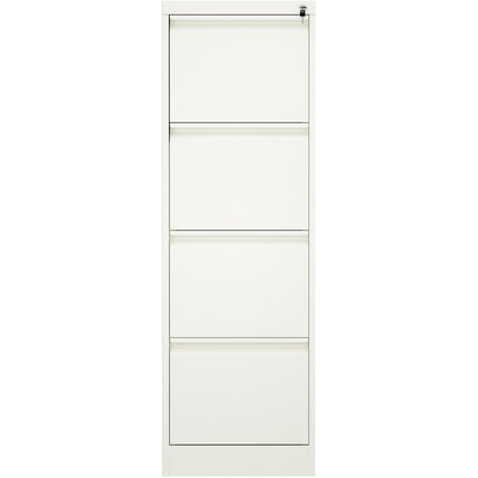 Professional Filing Cabinet 4 Drawer 460x620x1330mm White |  Mxdc3 White