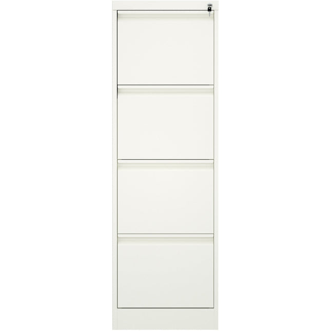 Professional Filing Cabinet 4 Drawer 460x620x1330mm White |  Mxdc3 White