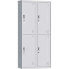 Commercial 4 Door Locker 760x450x1850mm White |  Myl04 White