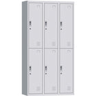 Commercial 6 Door Locker 900x450x1850mm White |  Myl06 White