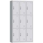 Commercial 9 Door Locker 900x400x1850mm White |  Myl09 White