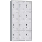 Commercial 12 Door Locker 900x400x1850mm White |  Myl12 White
