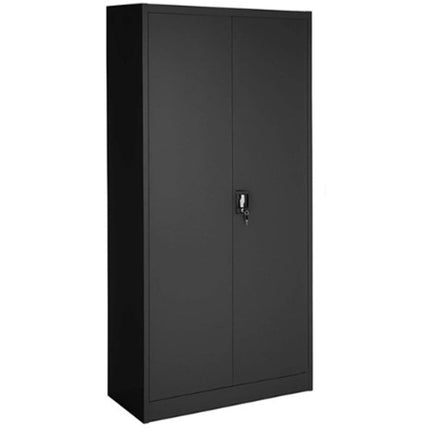 Commercial Black Steel Cabinet 2 Doors 900x400x1850mm |  Myoc06