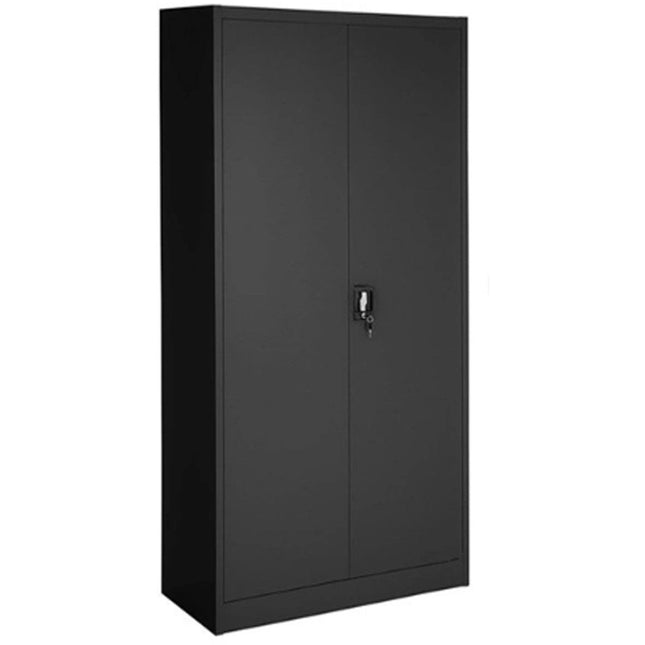 Commercial Black Steel Cabinet 2 Doors 900x400x1850mm |  Myoc06