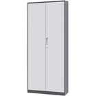 Commercial Grey Steel Cabinet 2 Doors 900x400x1850mm |  Mysc07