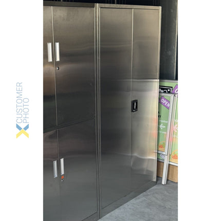 Commercial Stainless Steel Cabinet 4 Doors 900x400x1800mm |  Myslc05