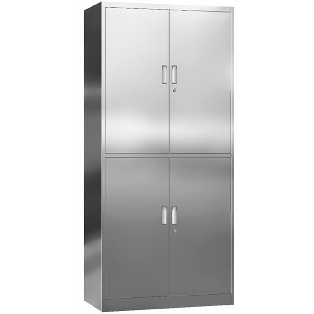 Commercial Stainless Steel Cabinet 4 Doors 900x400x1800mm |  Myslc05