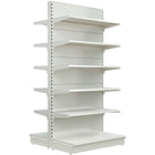 Retail Gondola Shelving Unit White | Nsreu12 Whitedouble