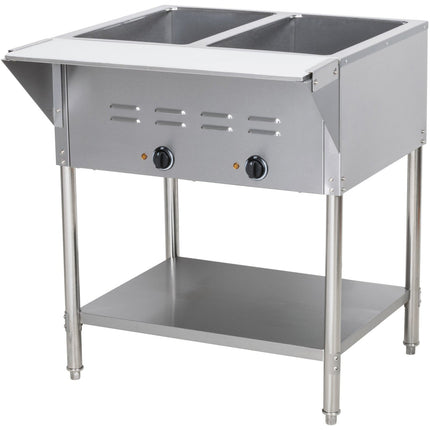 Commercial Bain Marie Table 2x Gn1/1 Dry Heat |  Nvc2