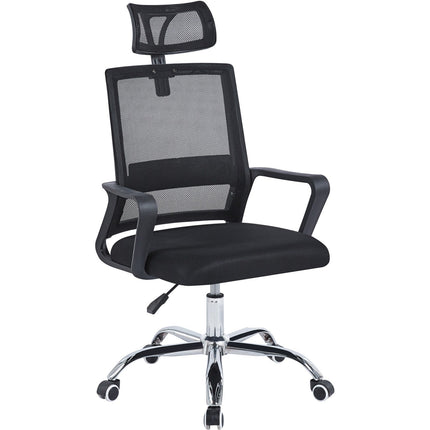 Mesh Office Chair With Headrest Black |  Oc203