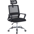 Mesh Office Chair With Headrest Black |  Oc203