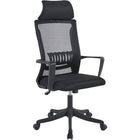 Mesh Office Chair With Headrest Black |  Oc2521