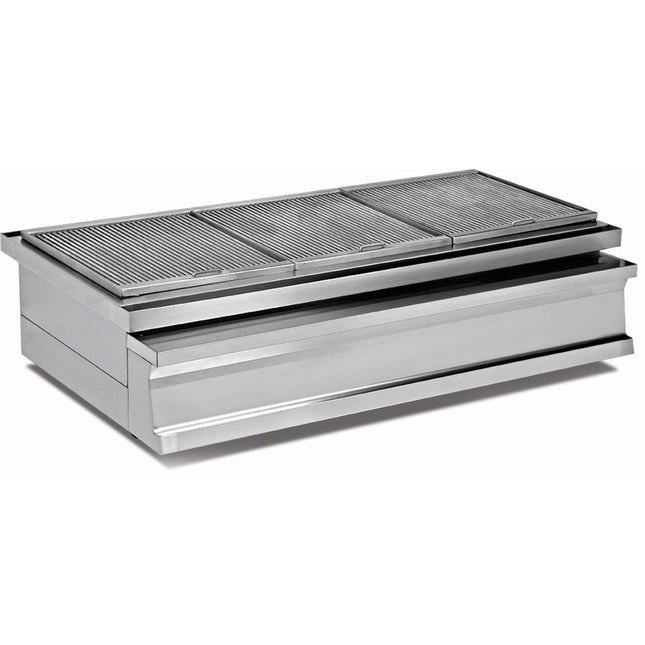 Professional Stainless Steel Charcoal Grill With Firebrick &Amp; Ash Drawer 1200x730x290mm |  Ock020 K