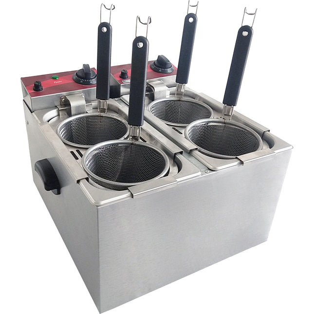 Commercial Pasta Boiler Electric 4 Baskets 3k W Table Top |  Pc2 G