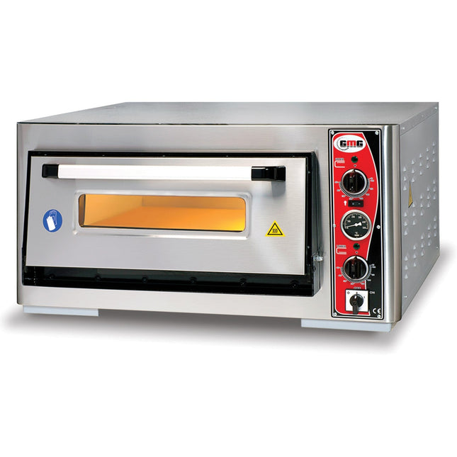 Electric Pizza Oven Premium Thermometer 1 Chamber 700x700mm Capacity 4 Pizzas At 13&Quot; 230 V/1 Phase |  Pf7070 Et