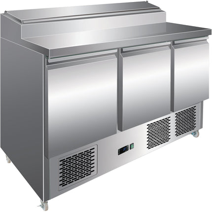 Refrigerated Prep Table 3 Doors Sandwich Top 8x Gn1/6 |  P33