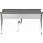 Commercial Pot Wash Sink Stainless Steel 1 Bowl Splashback 1800x700x900mm Square Legs |  Psa18070