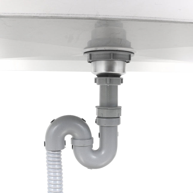 Commercial Pot Wash Sink Stainless Steel 1 Bowl Splashback Bottom Shelf 1800x700x900mm Square Legs |  Psa18070 U