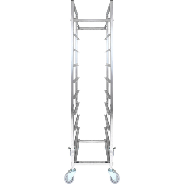10 Tier Rack/Tray/Pan Trolley For Width 310 350mm Covered Sides Stainless Steel |  Pt10 P