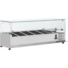 Refrigerated Servery Prep Top 1200mm 5x Gn1/4 Depth 330mm |  Thv1200/330