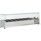 Refrigerated Servery Prep Top 1500mm 6x Gn1/3 Depth 380mm | Thv1500/380