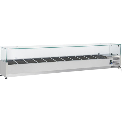 Refrigerated Servery Prep Top 2000mm 10x Gn1/4 Depth 330mm |  Pt20