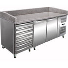 Refrigerated Pizza Preparation Table 2 Door 7 Neutral Drawers |  Thpz2610 Tn