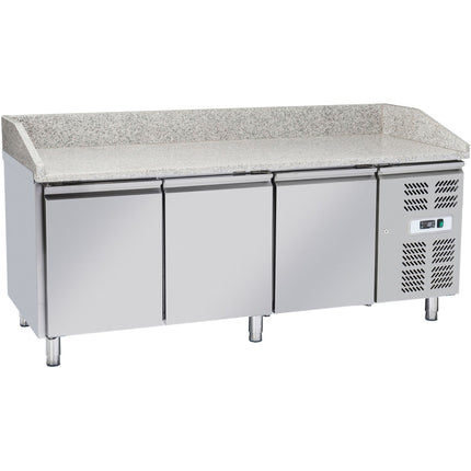 Pizza Counter 3 Doors Granite Top Depth 800mm |  Pz36