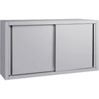 Commercial Stainless Steel Wall Cabinet With Sliding Doors And Inner Shelf 1000x400x650mm | Qnh902