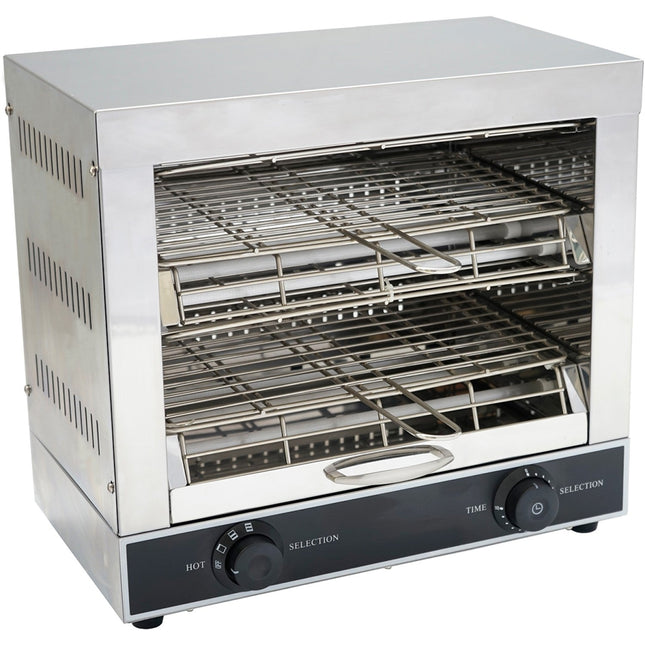 Commercial Double Toaster &Amp; Salamander 300 Slices/Hour |  Ts02