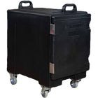Commercial Front Loaded Insulated Food Pan Carrier With Wheels 432x625x743mm | Qy004