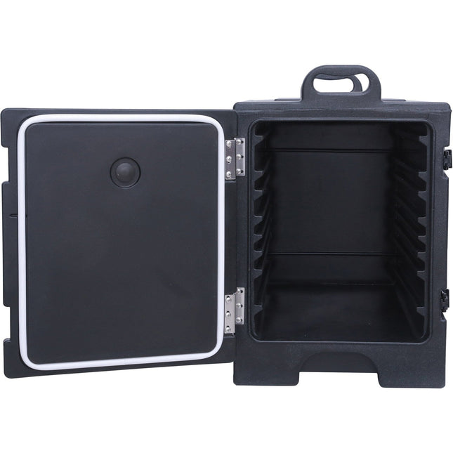 Commercial Front Loaded Insulated Food Pan Carrier With Wheels 432x625x743mm | Qy004
